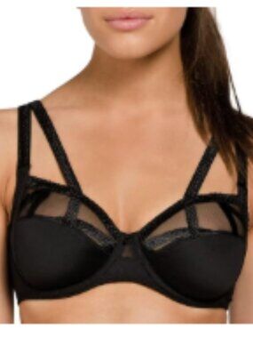 Louisa Bracq Série Black Full Cup Bra, 40F